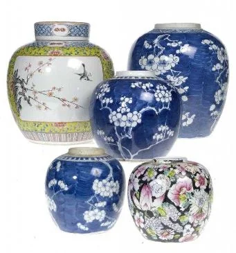 CHINESE PORCELAIN GINGER JARS