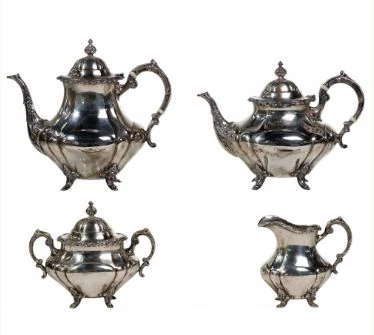 GEORGIAN STERLING SILVER TEA-SERVICE