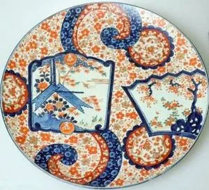 Japanese Imari Porcelain Charger 19thC