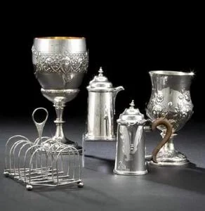 georgian silver sterling group