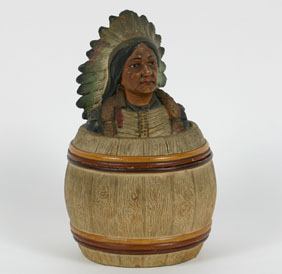 Terra cotta barrel stave tobacco