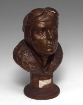 TERRA COTTA BUST OF CHARLES NU