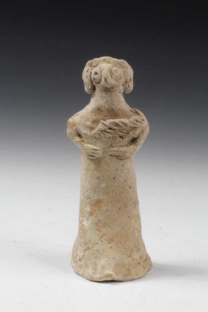 TERRA COTTA GODDESS FIGURE-A