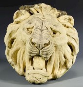 TERRA COTTA LION HEAD FROM HER