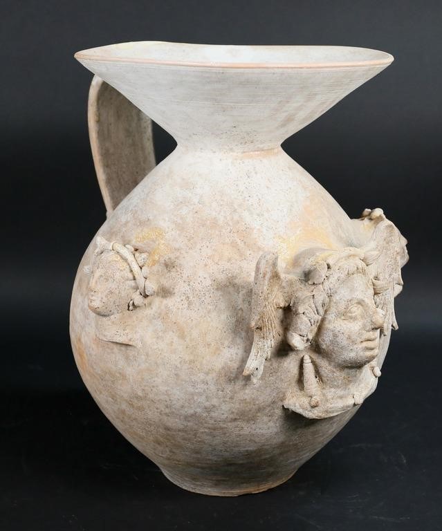 TERRA COTTA VASE HERMES &