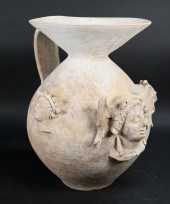TERRA COTTA VASE HERMES & APOL