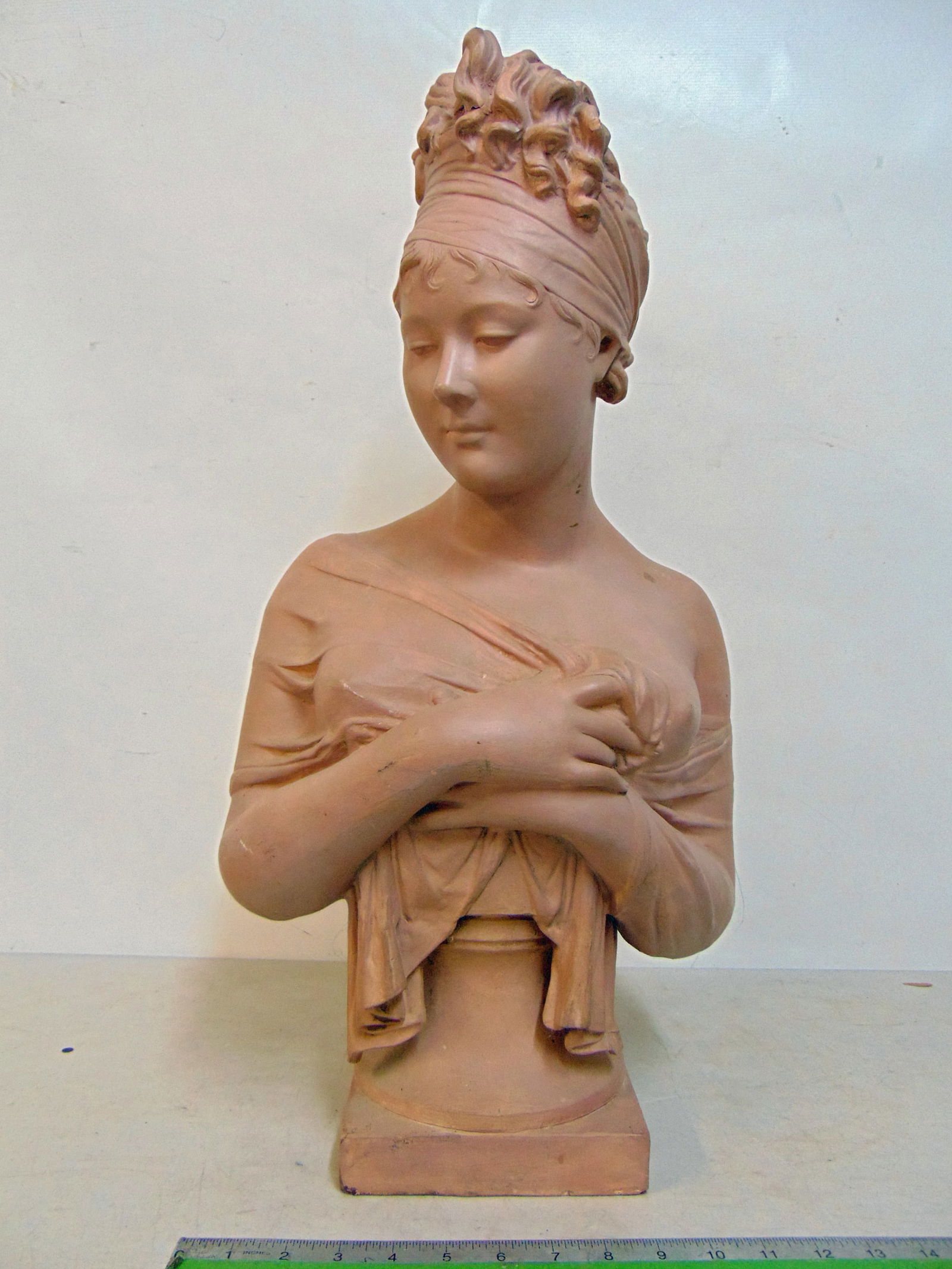 TERRACOTTA BUST OF JULIETTE
