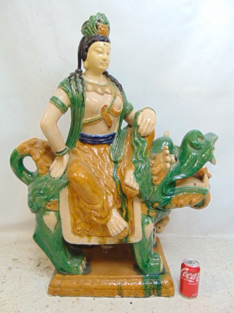 TERRACOTTA CHINESE GARDEN FIGURE,