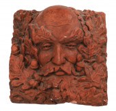 Terracotta garden plaque, reli