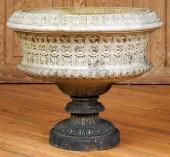TERRACOTTA SIGNED GALLOWAY URN