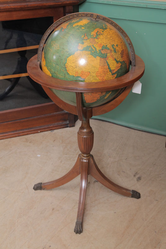 TERRESTRIAL GLOBE. ''Crams 16