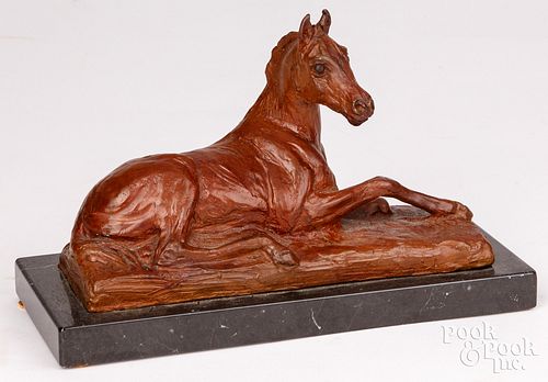 TERRI MALEC OSBORNE BRONZE HORSE