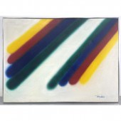 TERRY PEERS Signed Abstract Mo