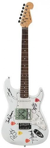 TESLA BAND SIGNED GUITAR.Tesla