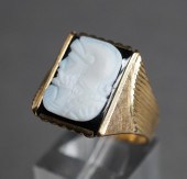 TESTED 10-KARAT YELLOW-GOLD AN
