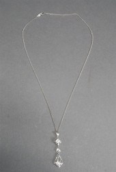 TESTED 14-KARAT FILIGREE WHITE