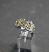 TESTED 14-KARAT WHITE-GOLD, IR