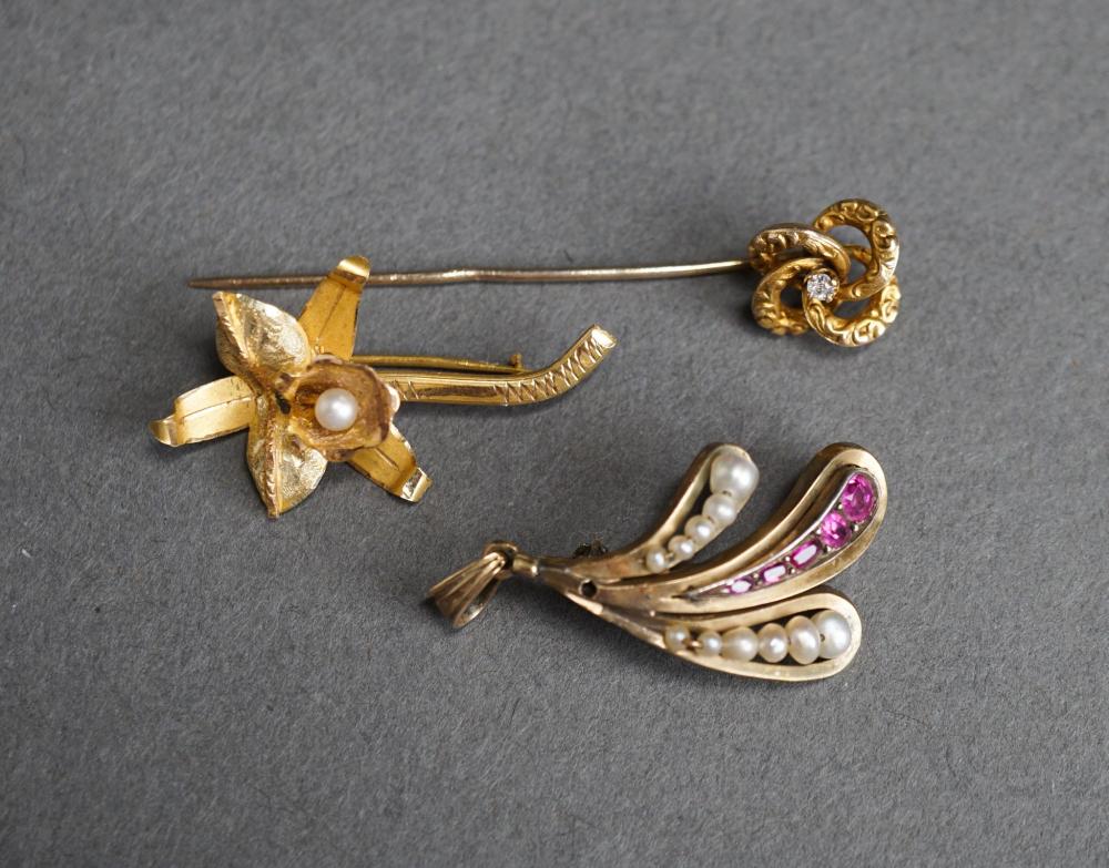 TESTED 14-KARAT YELLOW-GOLD AND