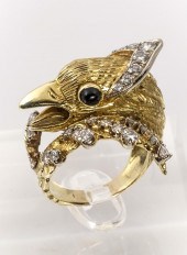 TESTED 14-KARAT YELLOW-GOLD, B