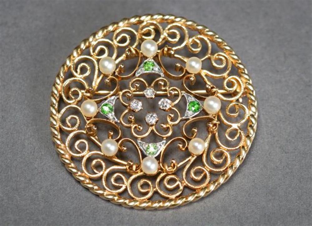 TESTED 14-KARAT YELLOW GOLD,