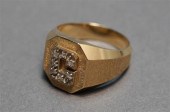 TESTED 14-KARAT YELLOW-GOLD DI
