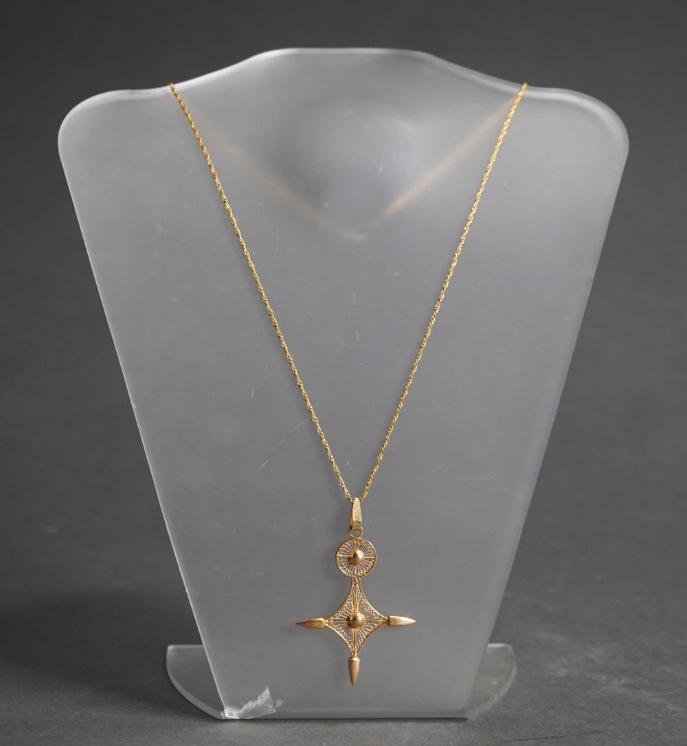 TESTED 14-KARAT YELLOW-GOLD