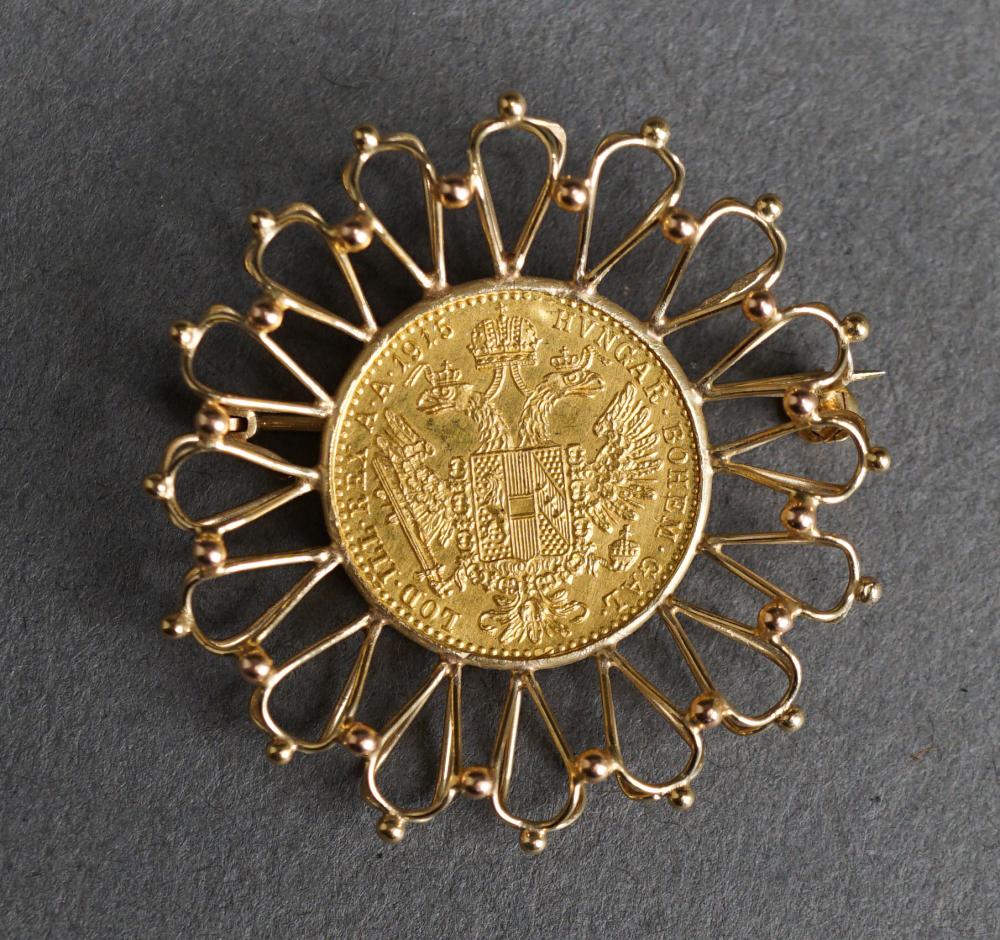 TESTED 14-KARAT YELLOW-GOLD MOUNTED