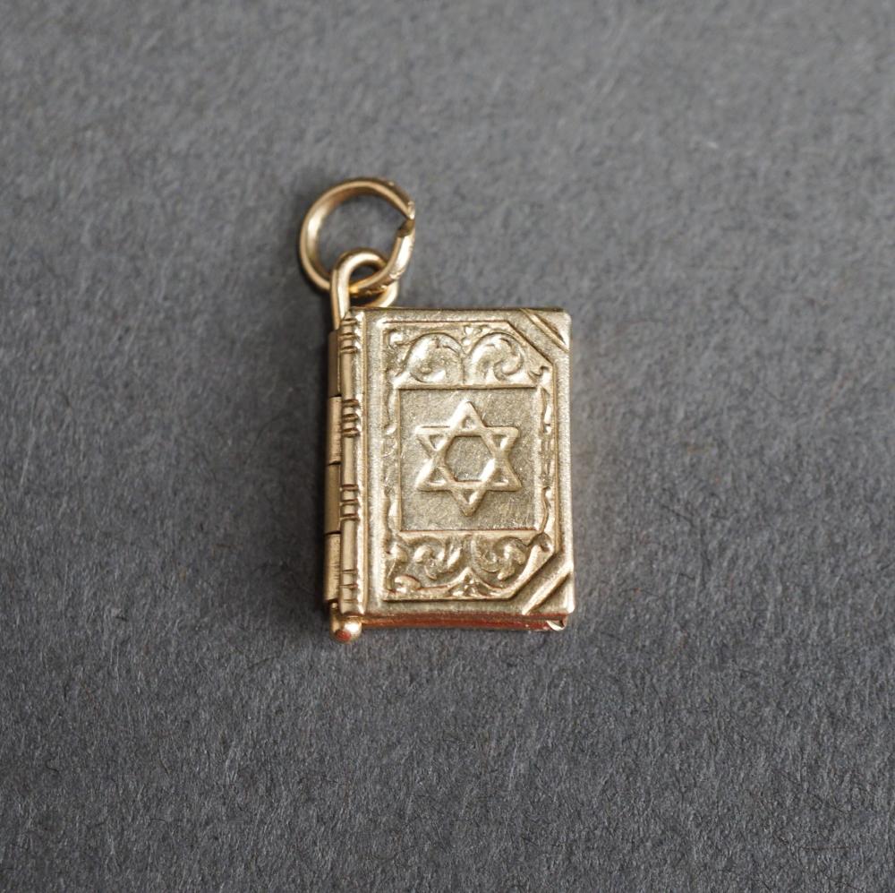 TESTED 14-KARAT YELLOW-GOLD 'TORAH'