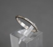 TESTED 18-KARAT WHITE-GOLD AND