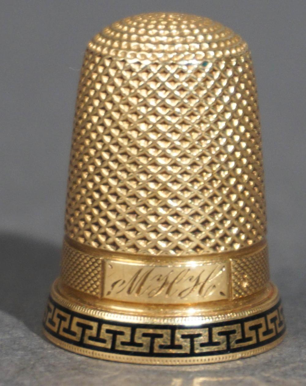 TESTED 18-KARAT YELLOW-GOLD AND