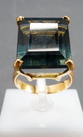 TESTED 18-KARAT YELLOW-GOLD AN