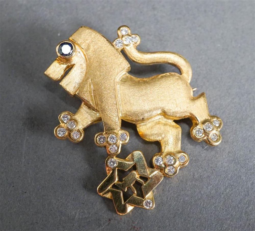 TESTED 18-KARAT YELLOW-GOLD,