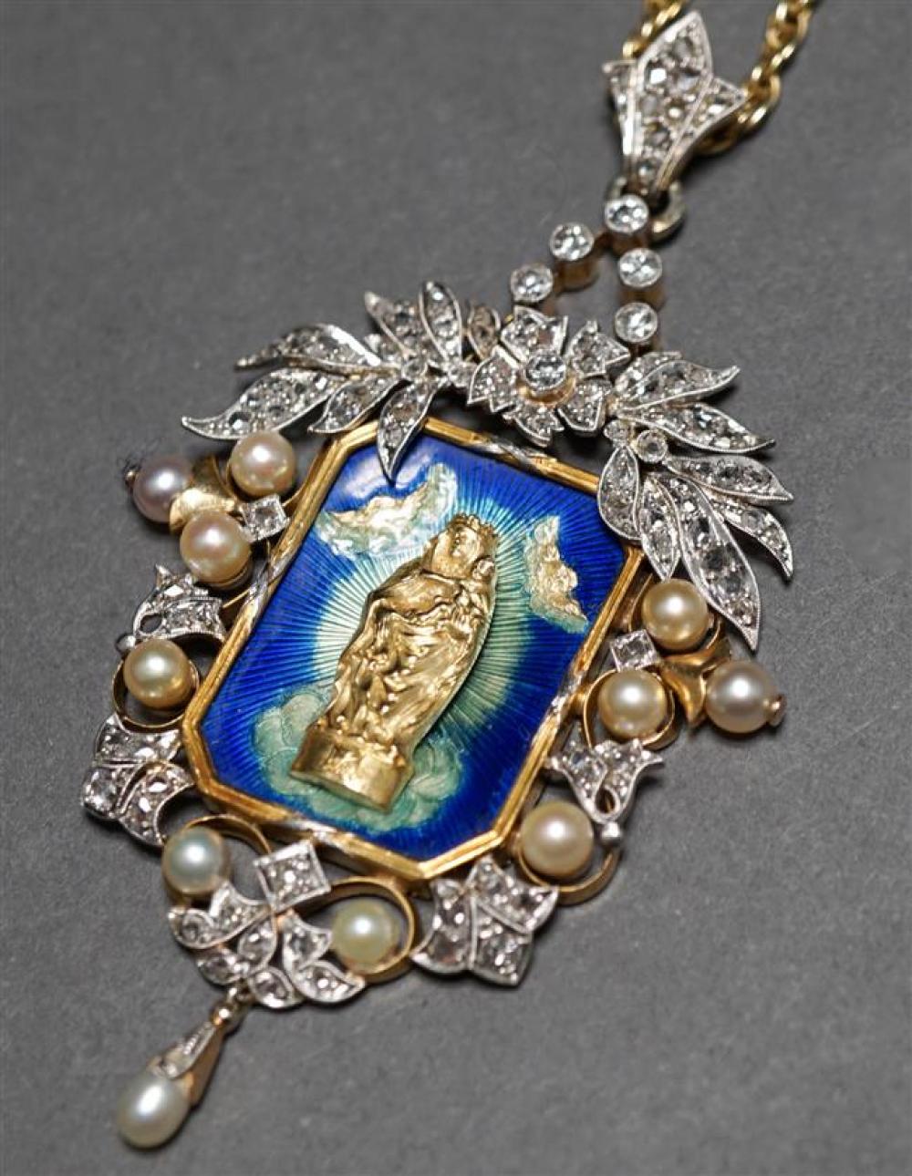 TESTED 18-KARAT YELLOW GOLD,