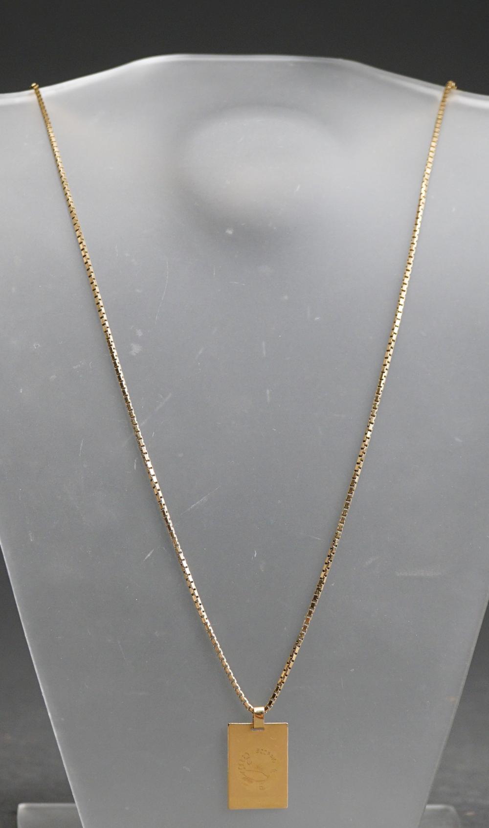 TESTED 18-KARAT YELLOW-GOLD