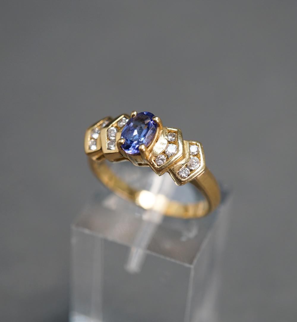 TESTED 18-KARAT YELLOW-GOLD,