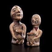 Tesuque Rain Gods lot of 2 inc