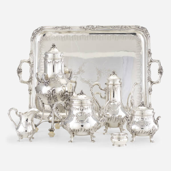 Tétard Frères. six-piece tea and