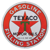 TEXACO FILLING STATION PORCELA