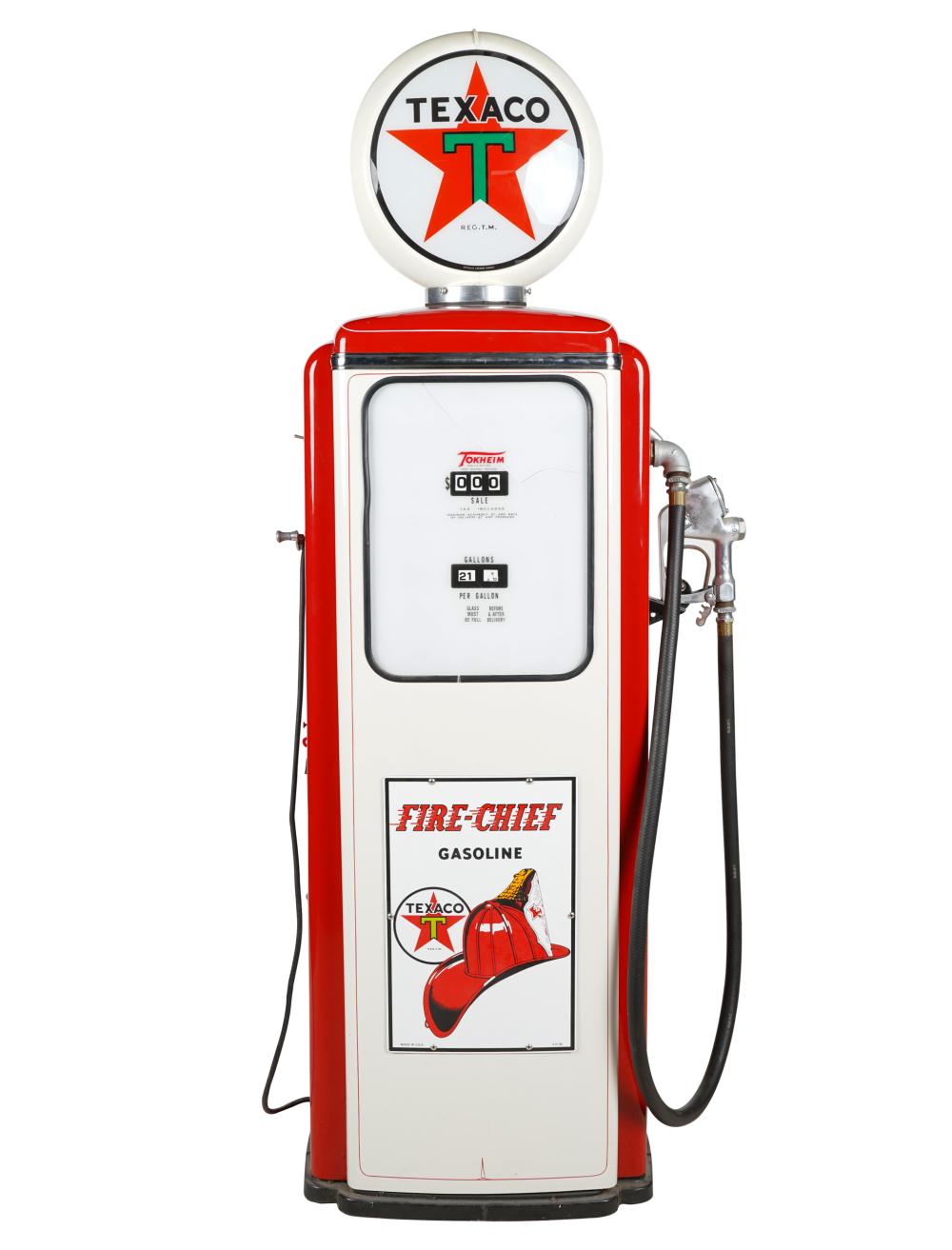 TEXACO GAS PUMPTokheim metal
