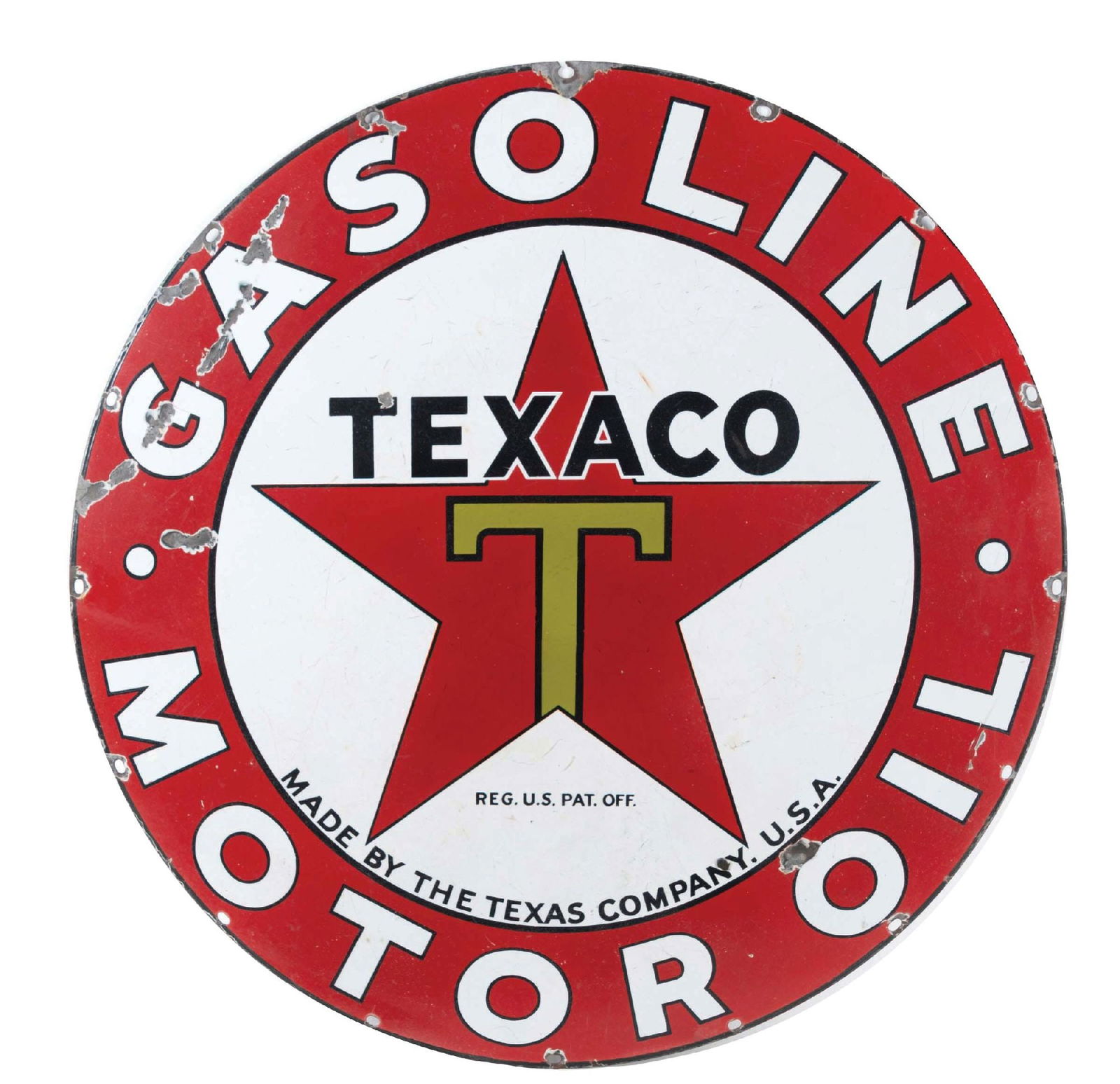TEXACO GASOLINE & MOTOR OIL