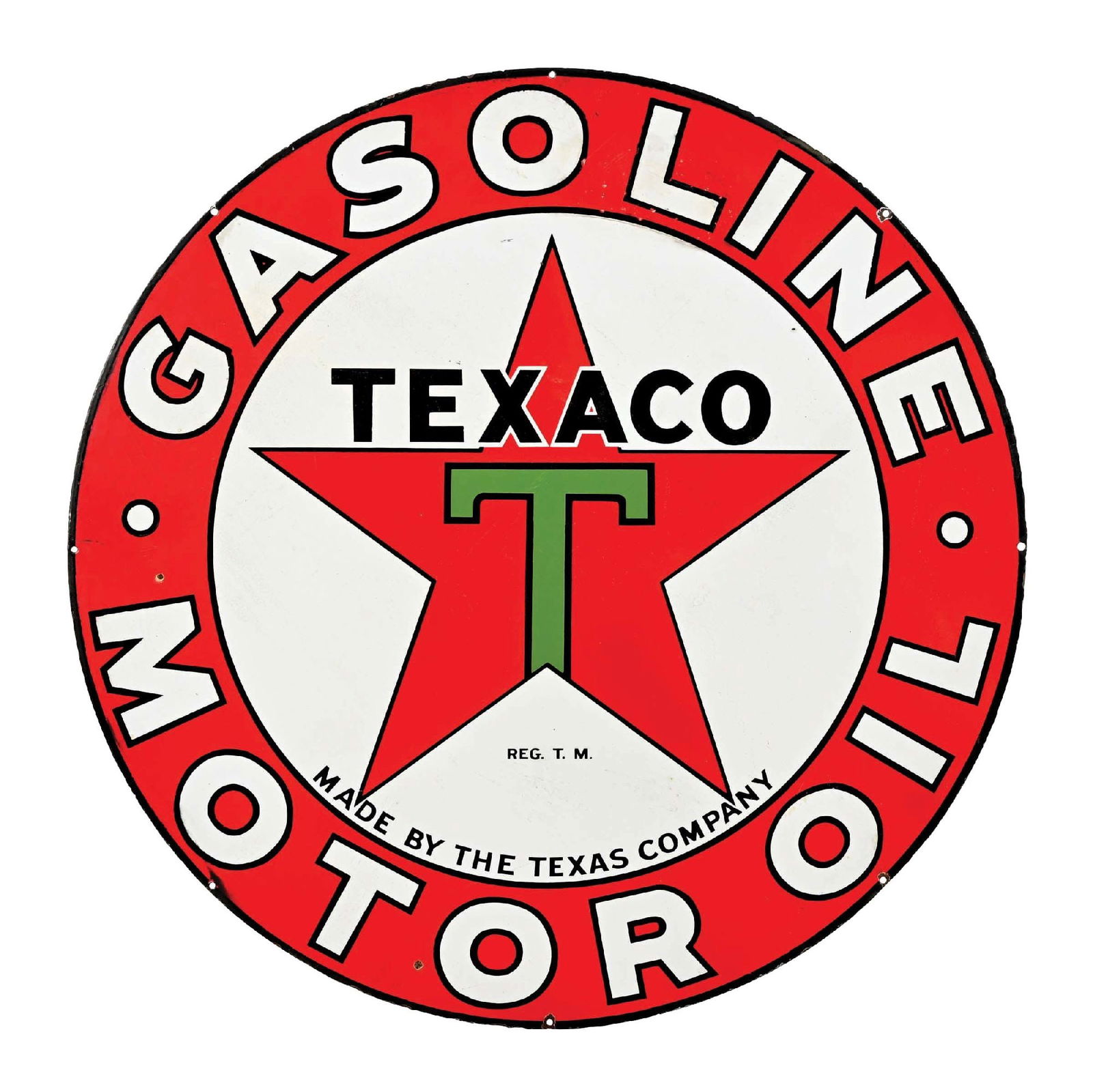 TEXACO GASOLINE & MOTOR OIL