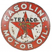 TEXACO GASOLINE MOTOR OIL SIGN