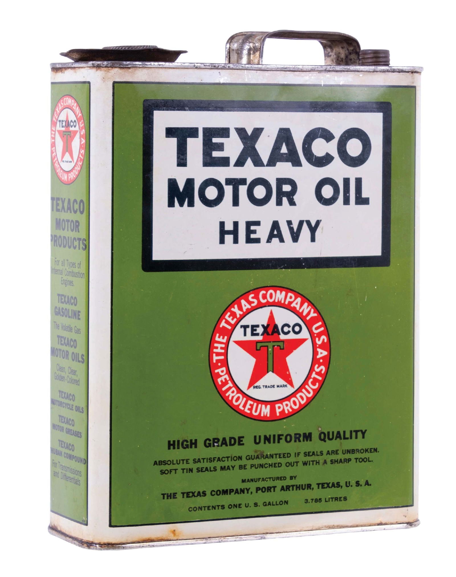 TEXACO HEAVY MOTOR OIL 1-GALLON
