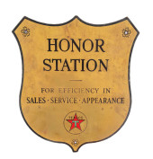 TEXACO HONOR STATION PLAQUE SI
