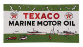 TEXACO MARINE MOTOR OIL SIGN<b