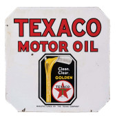 TEXACO MOTOR OIL LOLLIPOP SIGN
