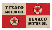 TEXACO MOTOR OIL TIN SIGN<br>D