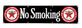 TEXACO "NO SMOKING" PORCELAIN