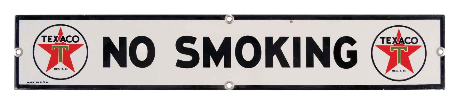 TEXACO NO SMOKING SIGNSSP. A nice