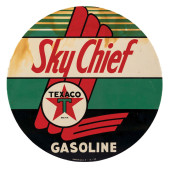 TEXACO SKY CHIEF LOLLIPOP SIGN